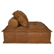 Audrey Single Leather Lounger